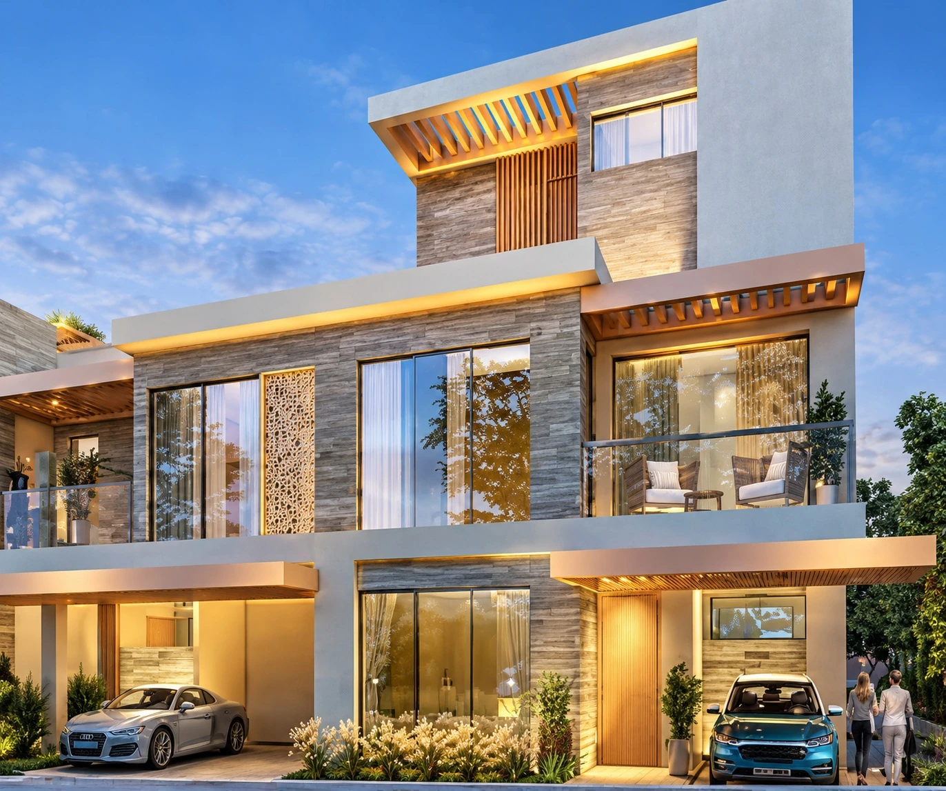 76 Compound Villas — DAMAC Hills 1